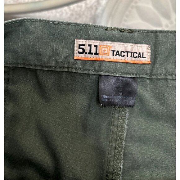 5.11 Tactical Green Cargo Pants Mens Size 40 Ripstop Fabric Durable & Functional - Picture 3 of 6